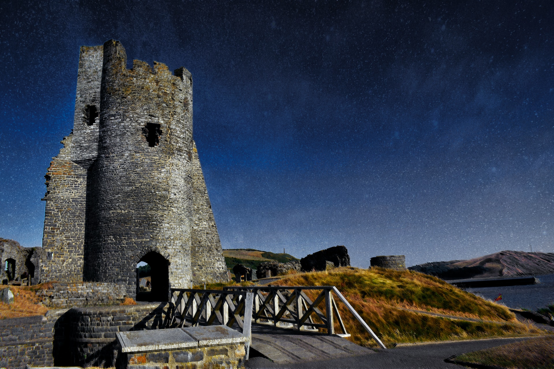 Where do students from Mid Wales study?